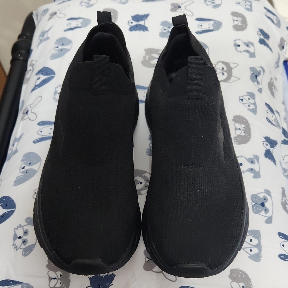 Avia Black Athletic Slip-On Shoes